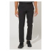 ALTINYILDIZ CLASSICS Men's Black Comfort Fit Comfortable Cut, Cotton Diagonal Patterned Flexible