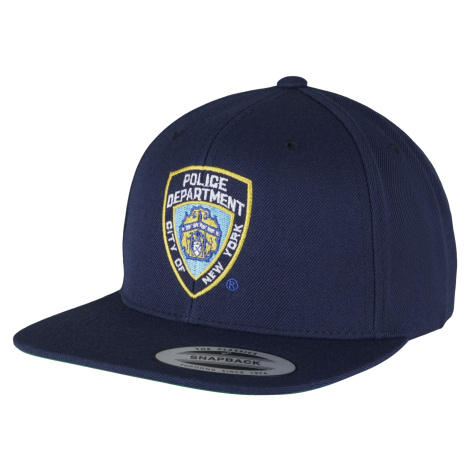 YUPOONG Inc. BRANDIT KŠILTOVKA NYPD Emblem Snapback Cap Modrá