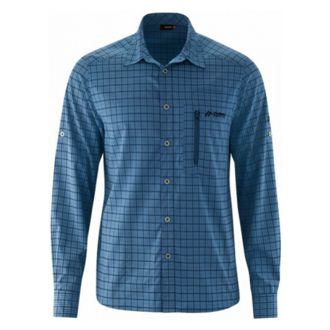 Pánská košile Maier Sports Mats L/S blue