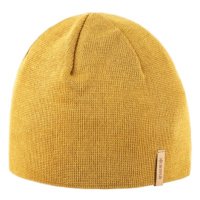 KAMA A02 pletená merino čepice, žlutá