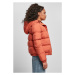 Ladies Hooded Puffer Jacket - redearth