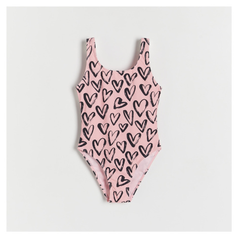Reserved - Girls` swimming suit - Růžová