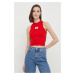 Top Calvin Klein Jeans dámský, červená barva, J20J223151