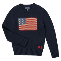 Polo Ralph Lauren FLAG CN SWTR-TOPS-SWEATER Tmavě modrá