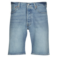 Levis 501® HEMMED SHORT Modrá