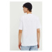 Bavlněné tričko GCDS bílá barva, s potiskem