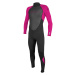 O'Neill Youth Reactor II Back Zip 3/2 Full black/berry 4