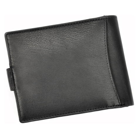 Pánská kožená peněženka Money Kepper KK 04B černá