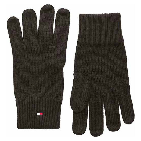 Tommy Hilfiger pánské rukavice AM0AM11048 BDS Black Černá