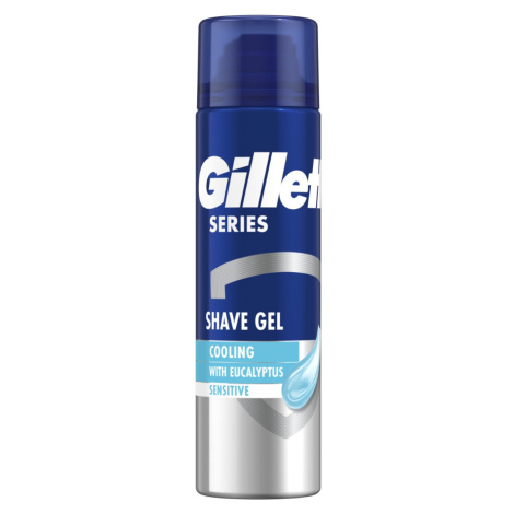 Gillette Series Sensitive Cool chladivý gel na holení 200 ml