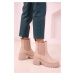 Soho Beige Women's Boots & Booties 18486