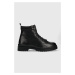 Kožené boty Pepe Jeans Brad Hiker Boot pánské, černá barva