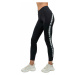 Nebbia High Waisted Side Stripe Leggings Iconic Black Fitness kalhoty