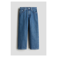 H & M - Baggy Fit Jeans - modrá