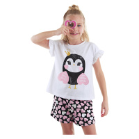 Denokids Sweet Owl Girls Kids T-shirt Shorts Set