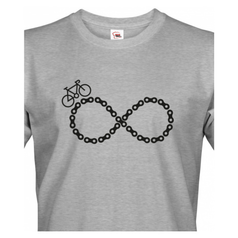 Pánské tričko Cyklistické nekonečno - ideální tričko pro cyklisty BezvaTriko