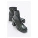 LuviShoes Fore Green Print Women's Boots