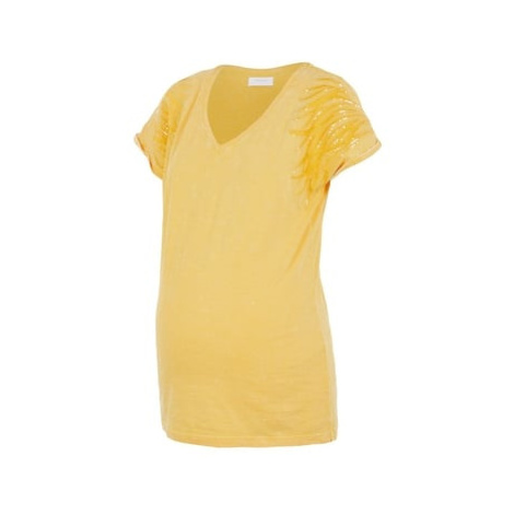 mamalicious Těhotenská košile MLANNABELL Cream Gold Mama Licious