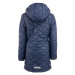 ALPINE PRO MATERASO Dětský prošívaný kabát, tmavě modrá, velikost