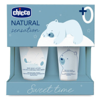 CHICCO Set dárkový kosmetický Natural Sensation - Sweet Time 0m+