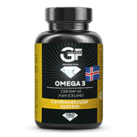 GF Nutrition Omega 3 180 kapslí Varianta: prémiový rybí olej z čerstvých jater tresky obecné poc