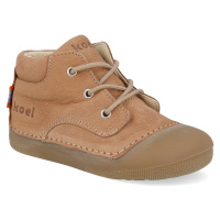 Barefoot dětské kotníkové boty Koel - Avery Leather Old Pink hnědé