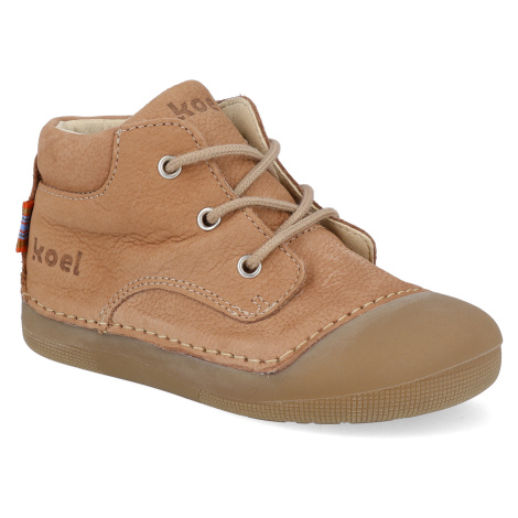 Barefoot dětské kotníkové boty Koel - Avery Leather Old Pink hnědé Koel4kids