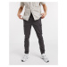 ASOS DESIGN skinny cargo trousers in washed black