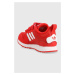 Dětské sneakers boty adidas Originals červená barva
