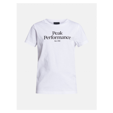 Tričko peak performance jr original tee bílá