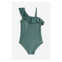 H & M - Plavky's jedním ramínkem - zelená