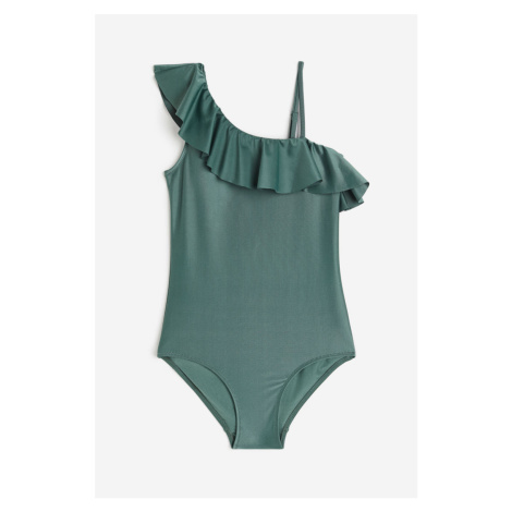 H & M - Plavky's jedním ramínkem - zelená H&M