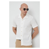 Košile PS Paul Smith pánská, bílá barva, regular