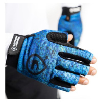ADVENTER & FISHING SHORT Pánské rukavice pro chytání na moři, modrá, velikost