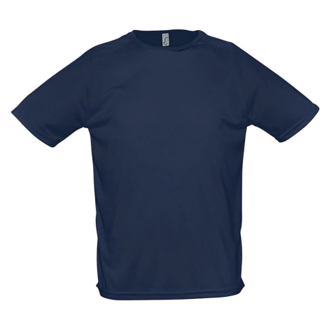 SOĽS Sporty Pánské triko s krátkým rukávem SL11939 Námořní modrá SOL'S