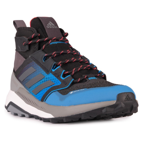 Adidas Terrex Trailmaker Mid GTX M GZ0339 - core black grey six blue rush