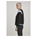 Ladies Inset College Sweat Jacket - blk/wht