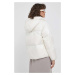 Péřová bunda Tommy Hilfiger dámská, béžová barva, zimní, WW0WW40836