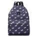 Konofactory Modrý  vzorovaný batoh do školy „Horses“