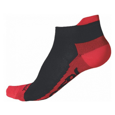 Ponožky SENSOR Race Coolmax Invisible černá/červená