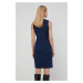 Šaty Lauren Ralph Lauren tmavomodrá barva, mini, jednoduchý
