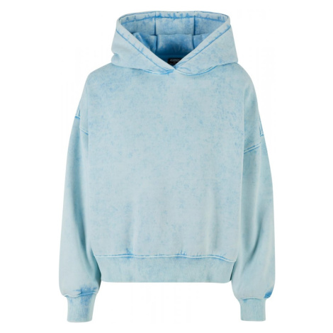 Ladies Oversized Towel Washed Hoody - balticblue Urban Classics