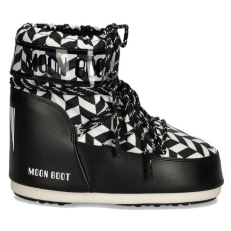 Moon Boot sněhule Icon Low Optical black white