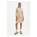 Trendyol Stone Stand Collar Knitted Dress