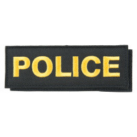 Nášivka: POLICE [malá] [ssz] černá | žlutá