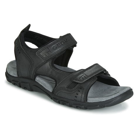 Geox UOMO SANDAL STRADA Černá