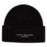 Kurt Geiger London KGL KNITTED BEANIE Černá