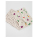 Reserved - Bavlněné ručníky s potiskem (2 ks) - Vícebarevná