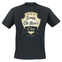 Zábavné tričko Grumpy Old Men's Club Tričko černá