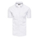 Pánská košile s krátkým rukávem bílá Dstreet KX1009